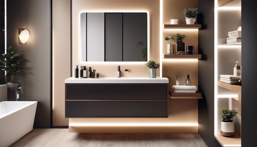 efficient bathroom storage options