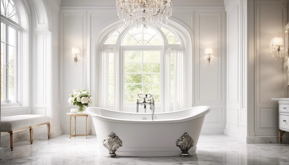 elegant bathroom renovation with classic style